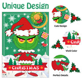 Christmas Games - Pin The Heart Christmas Crafts Games For Kids Families Party, Cute Wall Decor Party Supplies Favors, Indoor Xmas Decorations Home Decor, Xmas Kids Activities Presents