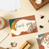 Boho Thank You Cards Bulk 36 Pack Bohemia Thank You Notes With Envelopes Stickers Abstract Rainbow Sun Blank Greeting Cards For Baby Shower Birthday Bridal Shower Holiday Supplies