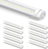 10 Pack 4FT T8 LED Bulbs 26W 3400LM 6000K Daylight Type A B Fluorescent Tube Replacement