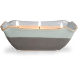 Pavilion Gift Company 86212 Plain Love Lives Here - Life is Better at The Lake 3 Wick Ceramic Tranquility Scented Candle,