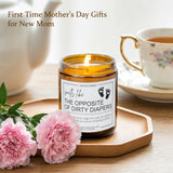New Mom Gifts, Funny Gifts For Women Friends After Baby Birth, New Mom Care Package After Baby, First Mothers Day Gift, Scented Candles Relaxing Lavender Soy Candle For Home