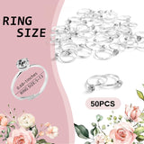 Minimalist Bridal Shower Ring Game, 'Put A Ring On It' With 50 Fake Plastic Rings, Wedding Party Game For Guests - Rg02