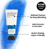 Acrylic Paint Set With 48 Opaque & Vibrant Colors For Beginners & Students – 22Ml Tubes Of Artist-Quality Acrylic Paints For Painting On Different Surfaces