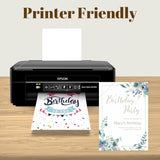 White Blank Cards (Unfolded) And Envelopes 4 X 6 Flat Postcards And A6 Envelopes Self Seal 100 Pack For Wedding, Invitations, Diy Greeting Cards & All Occasion