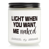 Valentines Gifts For Boyfriend Husband Him Men Couples Anniversary- Funny Valentines Day Presents For Men Husband Couple - Handmade Lavender Scented Candle (7Oz)