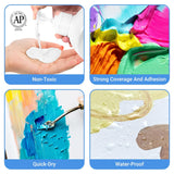 Titanium White Acrylic Paint, Large 135.2 Oz Premium Pouring Acrylic Paint, Perfect For Canvas, Wood, Ceramic, And More