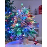 Led Fairy Lights Battery Operated String Lights Waterproof Silver Wire Firefly Lights For Diy Crafts Wedding Indoor Outd
