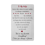 Wife Valentines Day Gifts - Wife Valentines Day Card, Valetine 'S Day Gifts For Her, You Are My Everything