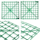 Artificial Flower Grid Panels,Diy Flowers Wall Frames,Flowers Wall Arches Backdrop,Plastic Fences Frames For Wedding Party Flower Grids,Artificial Flowers Plant Base,12Pieces,10X10 Inches