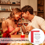 Romantic Husband Valentines Day Card, Heartfelt Valentines Day Card For Husband Wife, Anniversary Warm Gifts For Men Women Valentine Gifts For Boyfriend Girlfriend Valentine Cards For Him Her Couples