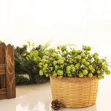 Store Light Green Glittered Berry Picks For Christmas Decorations Pack Of 9 Artificial Berries Ornaments Floral Stems