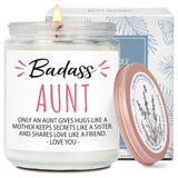Best Sentimental Candle Gifts For Aunt From Niece And Nephew, Thoughtful Gift Ideas For Aunty Birthday And Mothers Day, Funny Thanksgiving Christmas, Special Occasions Gift For Auntie -10