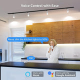 GU10 Smart LED Light Bulb 50W Equivalent Tunable White Wi-Fi 2 Pack