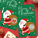 Christmas Scratch Off Cards, Fun Holiday Scratch Off Cards For Party, Christmas Lottery Tickets For Family Activities, Raffle Prize Card