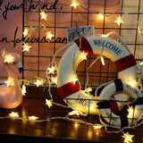 20 LED Star String Lights 10FT Battery Operated Warm White Fairy Lights for Indoor Outdoor Christmas Party Wedding Holiday Bedroom Decor
