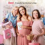 Funny Best Friend First Mother’S Day Card - Cute Happy 1St For Friends Bestie Sister Mom To Be Card Gift With Envelope