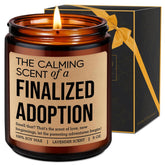 Candle, Finalized Adoption Gifts, Finalization Adoption Day Gifts For Adoptive Parents, New Family - Happy Gotcha Day, New Beginnings Congrats Presents For Newly Adopted Mom Adoptive Dad