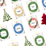 Kate Bissett Christmas Winter Candles | Candy Cane Crush| Made with 100% Natural Soy and Coconut Wax | Hand Poured 18 oz Candles | Home Decor Gifts