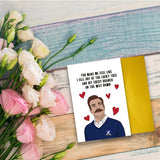 Romantic Valentines Day Card For Couple Partner Women Men, Funny Lucky Tree Anniversary Card, Cute Birthday Cards For Husband Boyfriend Wife Girlfriend, Romantic Humor Love You Cards