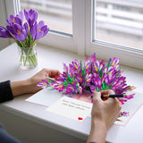 Pop Up Birthday Card - 7.9” X 5.8" 3D Pop Up Flower Cards For Mother Day Birthday Thank Yous Get Well Or Any Occasion -Mothers Day Card For Mom Grandma Wife And Women