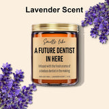 Funny Future Dentist Candle, Dentist Gifts, Dental Hygiene, Dental Hygienist Gifts For Women, Men, Coworkers - Dentists Christmas, Dental School Student Graduation, Dental Office Decor - 9 Oz