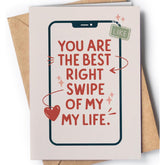 Funny Online Dating Valentines Day Card For Girlfriend Or Boyfriend - Funny Anniversary Card For Husband, Wife Or Couples Who Met Online - Long Distance I Love You Greeting Cards For Her, Him - Num 325