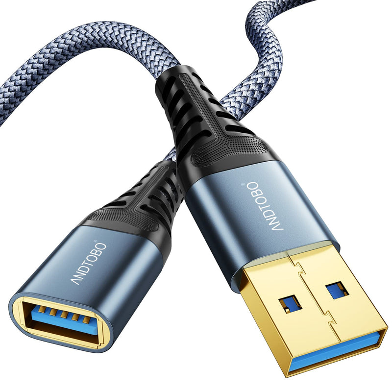 Usb Extension Cable 6.6Ft, Usb 3.1 Type A Male To Female Extender Cables High-