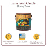 A CHEERFUL GIVER 95hr 20oz Scented Candle - Honey Pear Cider - Multi-Wick Glass Candle - Gifts For Men and Women
