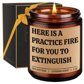 Scented Candle, Firefighter Gifts For Men, Women - Fire Fighter, Fireman Gifts For Him - Firefighter Graduation, Valentines Day, Birthday Ideas For Boys, Dad, Boyfriend - Fire Fighter Accessory