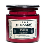 Colonial Candle Sparkling Cranberry Scented Candle, 2-Wick Natural Soy Blend Wax Candle Infused with Essential Oils, 14 oz Apothecary Glass Jar Candle - Made in The USA