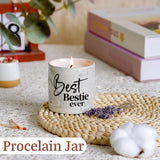 Best Friend Birthday Gifts For Women Bestie Candle - Friendship Gift Ideas For Bff, Work Bestie, Soul Sister, Bestfriend, Bsf Christmas Long Distance Gifts Lavender Candle 6Oz