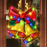 5 Pcs Christmas Window Lights Decorations Lighted Christmas Window Silhouette 8 Modes Usb Powered With Remote Timer Ligh