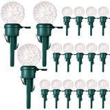 Christmas Replacement Mini Light Bulbs G14 Led String Light Bulbs 0.06 Watt Globe Glass With Plastic Base