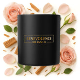 Rose & Sandalwood Scented Candle | Soy Christmas Candles, Black Candle For Home | Holiday Candles Gifts For Women And Men | Home Fragrance | Aromatherapy | 8Oz, 45 Hour Burn