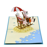 - Retirement Pop Up Card With Unique 3D Romantic Grandparents On Beach Card, Grandparents Day Pop Up Cards, Perfect Surprise For Couple, Women, Men And Friends