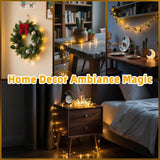 Christmas Fairy Lights - 6 Pcs String Light Indoor Battery Operated Warm White Lights For Christmas Tree, Diy Crafts, We