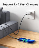 3 Pack 3FT Lightning Fast Charging Cable for iPhone iPad Nylon Braided Charger Cord