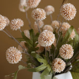 Artificial Hydrangea Flowers Fake Hydrangeas Faux Flowers Bouquet Artificial Plants For Wedding Home Office Decor Excluding Vases-?Autumn White 10 Pcs?