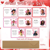 Black History Month Valentine'S Day Cards - 24Pcs African American History Valentine Greetingcards, Classroom Party Favors, Valentine Days Gift For Student Exchange Card