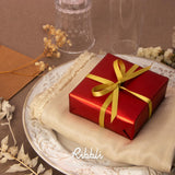 Red Metallic Wrapping Paper Matte Red Solid Color Paper Perfect For Birthday Christmas Baby Shower Wedding Valentine'S Day- 17Inch X 394Inch(33Feet)