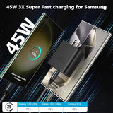 2 Pack 45W USB C Fast Charger with 10FT Type C Cable for Samsung Galaxy iPhone
