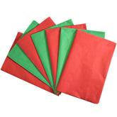 100 Sheets 20"X14" Red And Green Tissue Paper Bulk For Gift Bags,Gift Wrapping Arts Craft Party Favor Christmas Decoration