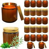 24 Pcs 4 Oz Mini Soy Candles,Eucalyptus Mint Scented Candles Set,Bulk Aromatherapy Candle,Suitable As Gifts Or Souvenirs For Occasions Such As Birthdays And Weddings.