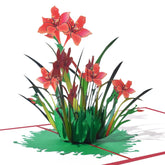 Color Printed Daffodil Pop Up Paper Flower Bouquet Greeting Cards With Blank Note & Envelope, Ideal Gift For Celebrating Love, Birthday, Anniversary, Special Moments, Valentine'S Day