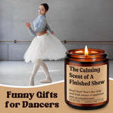 Candle, Dance Recital Gifts For Dancer, Dancing Essentials For Pole Dance Teacher, Ballet Coach, Dancing Team Girls - Competition, Finished Show Gifts For Performer Singer Actor Musician