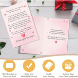 Heartfelt Valentine'S Day Card For Him Her, Romantic Valentines Day Card For Husband Wife Boyfriend Girlfriend, Cute Valentines Day Gift For Couple Partner Women Men, I Love You Cards