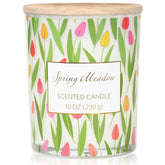 Spring Candles - Tulip Scented Candle Gift - Candles Gift For Women Men, 10Oz Large Flowers Soy Wax Jar Candle