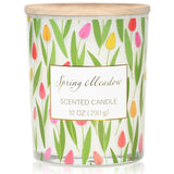 Spring Candles - Tulip Scented Candle Gift - Candles Gift For Women Men, 10Oz Large Flowers Soy Wax Jar Candle