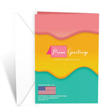 Valentine'S Day Card For Granddaughter, Made In America, Eco-Friendly, Thick Card Stock With Premium Envelope 5In X 7.75In, Packaged In Protective Mailer