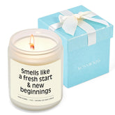 New Beggings Gifts For Women, Divorce Gifts For Women Men, Congratulations Breakup New Job Going Away Gift For Woman Friends Coworker, Happily Divorced Soy Wax Candle